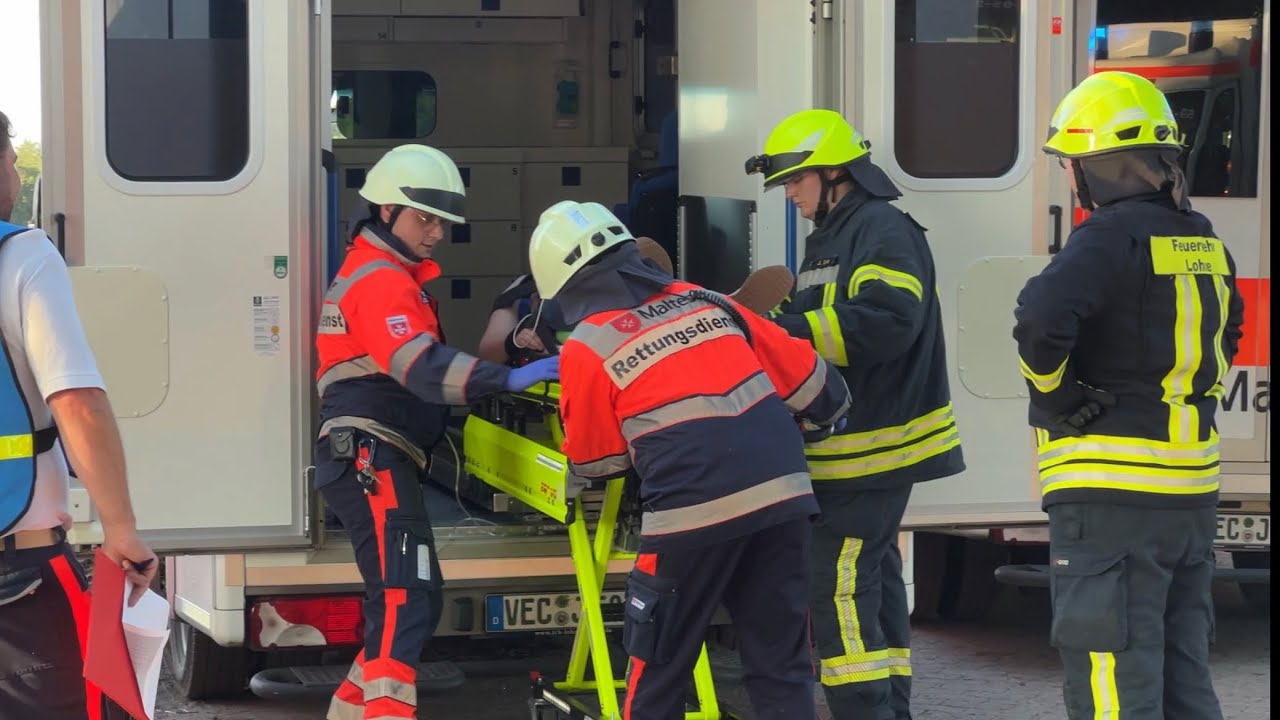 MANV-Übung für unsere angehenden Notfallsanitäter