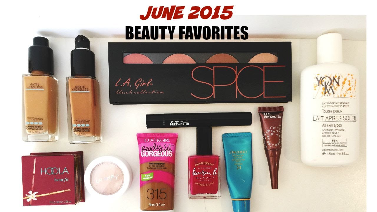 JUNE 2015 Beauty Favorites Video I ByBare