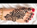 Beautiful Foot Mehndi Design | Easy & Stylish Pair Mehndi | Easy Foot Mehndi Design | Foot Mehndi