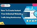 How to create instant free unlimited website traffic using rankboostup  digital rakesh