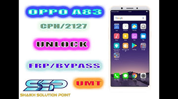 OPPO CPH1729 Password Pattern Unlock Frp UMT || Oppo A83 Unlock UMT