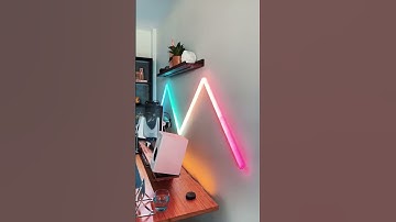 Một bộ đèn led Rgb siêu đẹp để setup - Govee glide wall light #nghiensetup #desksetup