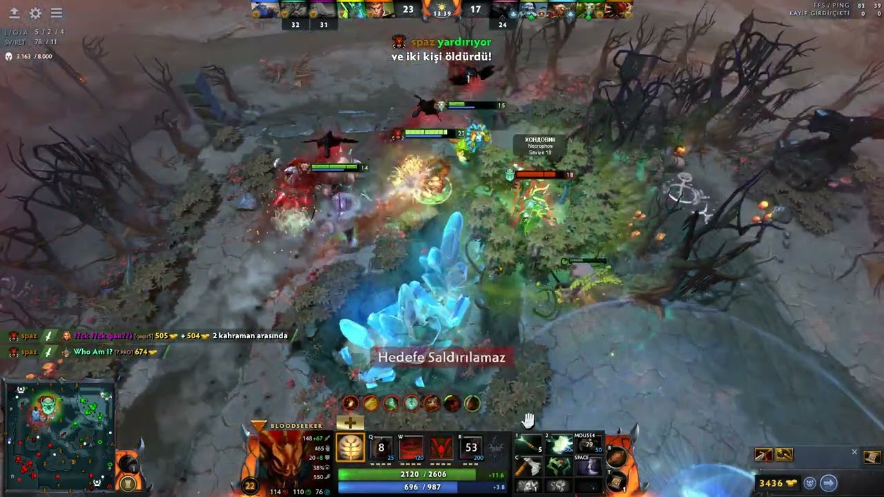 Blood forgets he had a quelling blade