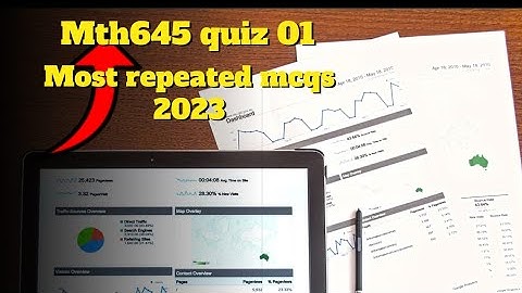 MTH645 quiz 01 2023//most repeated mcqs2023//Maths with Iqra hafsa
