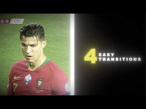 4 Easy Transitions in After Effects | Ultimate After Effects Beginner Tutorial | Without Plugins!!