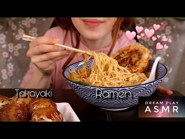 ★ASMR★ delicious original japanese Ramen + Takoyaki | Dream Play ASMR