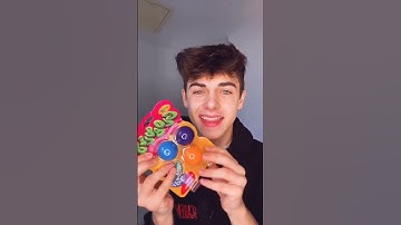 Kyle Thomas 💙 i cant believe they STUCK to the ceiling!! #kylethomas #shorts