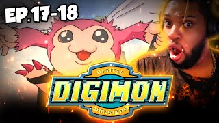 'Piximon Training' Digimon Ep. 17-18 REACTION