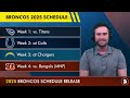 🚨LEAKED: Denver Broncos 2025 Schedule, Opponents & Instant Analysis | NFL Schedule Release