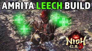 Nioh 3: Infinite Healing Attack Build (Amrita Leech)