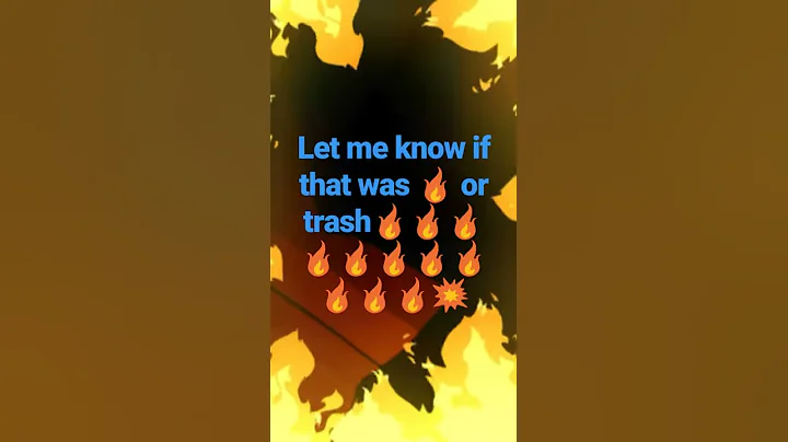 Was it fire or trash