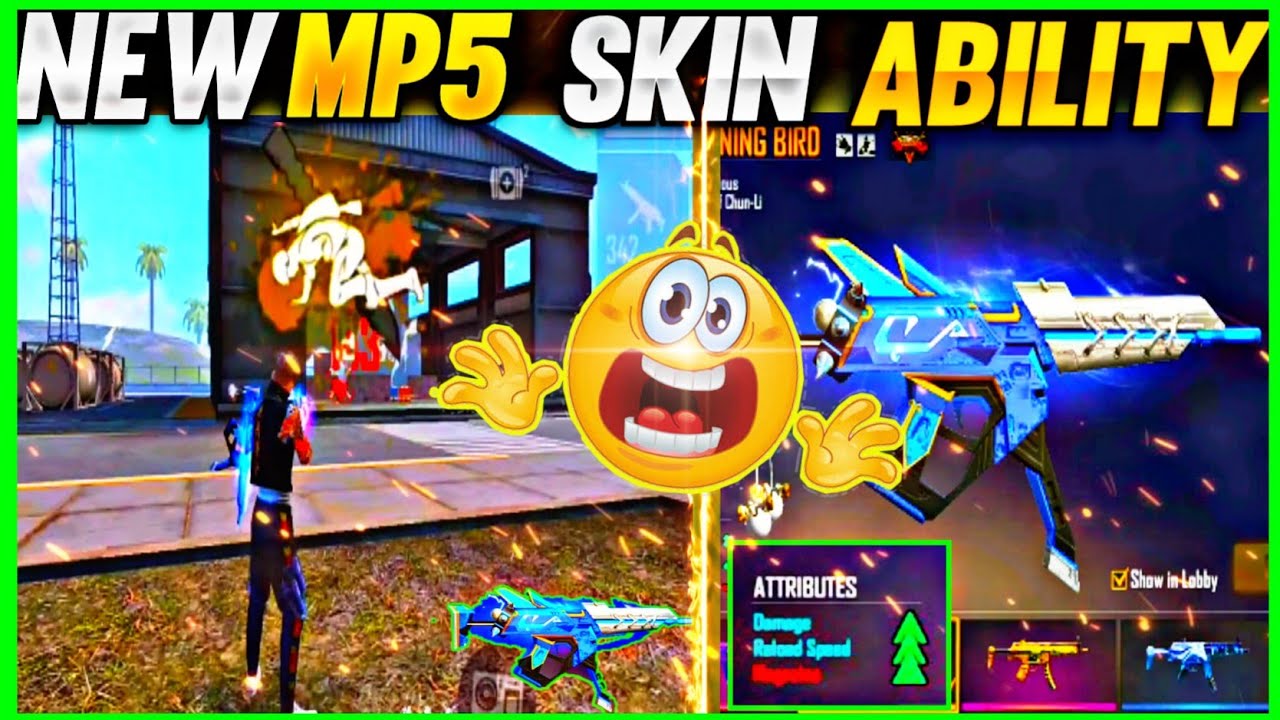 NEW GUN SKIN MP5 | NEW GUN MP5 GAMEPLAY | NEW GUN SKIN ABILITY | MP5 NEW GUN SKIN GAMEPLAY ABILITY |