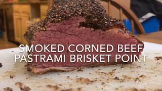 Smoked corned beef pastrami Brisket Point