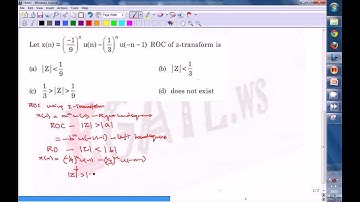Solution to Problem on Z   Transform  (Signals & Systems) - GATE 2014 ECE