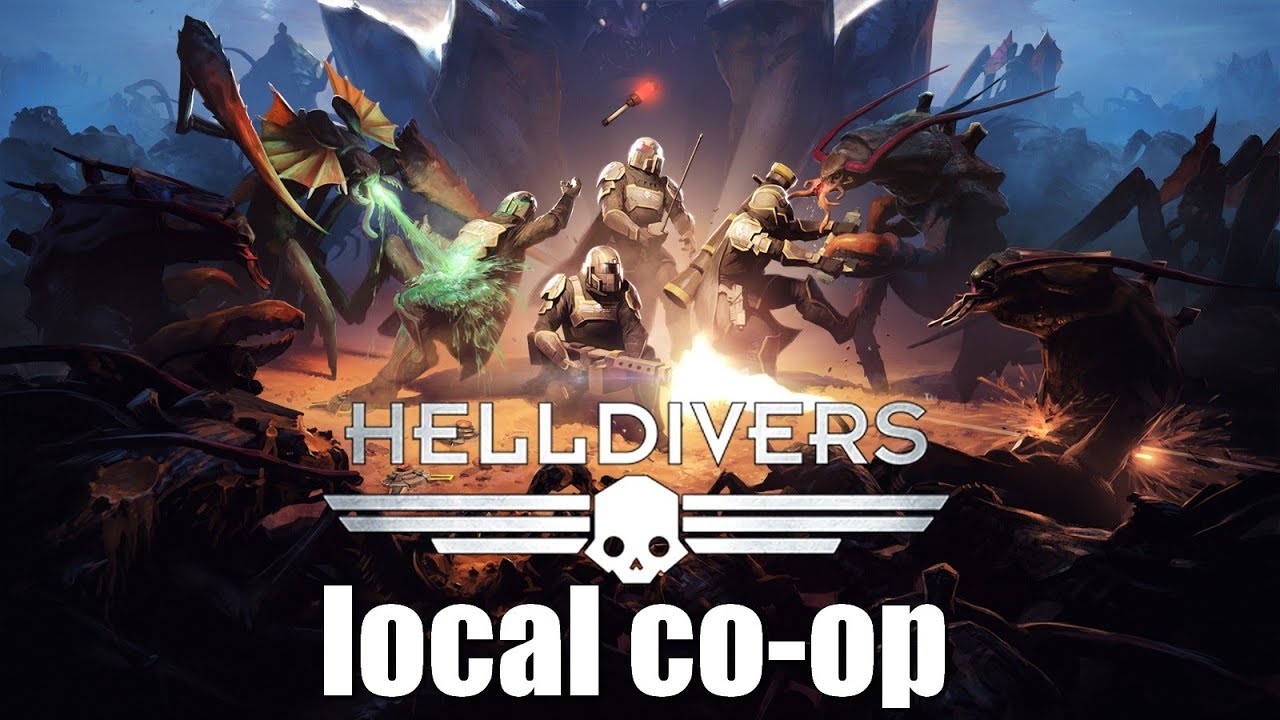 Poleret Australsk person Udråbstegn Helldivers PC - local co-op gameplay - YouTube