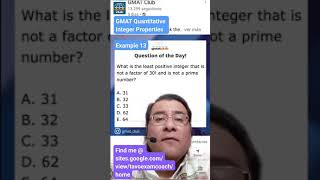 GMAT Quant - Integer Number Properties Sample Question - Q13
