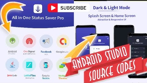 All In One Status Saver Pro. Android Studio Source Code with Admob Ads & Facebook Ads