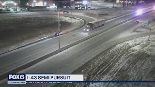 Ozaukee County semi driver arrest, refused to stop on I-43 | FOX6 News Milwaukee