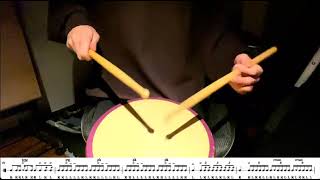 The most difficult beautiful physically snare solo ever…