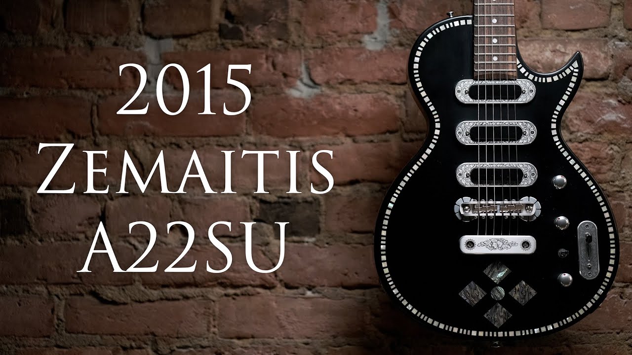 2015 Zemaitis A22SU 3S Black Pearl Diamond – Emerald City Guitars