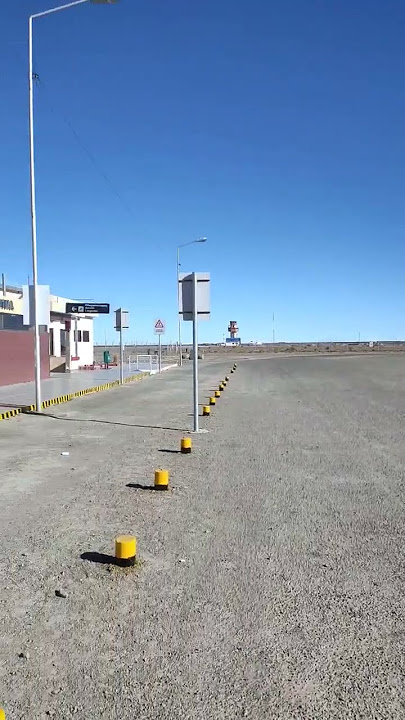 Uyuni Airport at 3700m altitude
