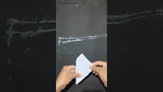 spinning paper airplane making #origami #shorts #craft