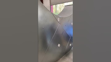 Radius Elbows with large standing seam interior connections