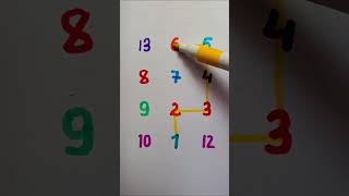 Can you complete this 1, to 10 IQ test? #numbers #games #line #numbers #quiz Part #15