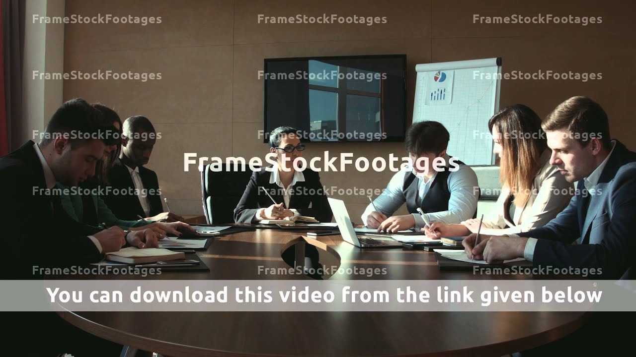 Royalty free video stock footage corporate business meeting videoblocks shutterstock
