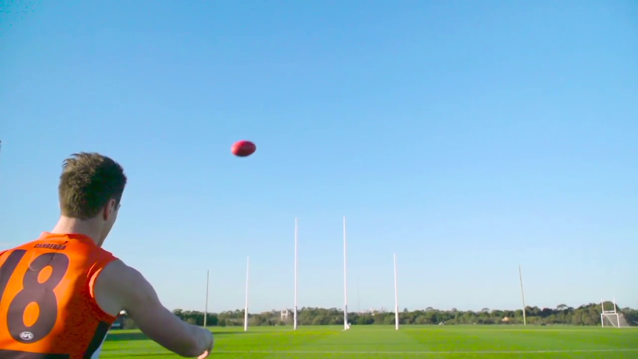 How to kick an AFL ball (Drop Punt, Torpedo & Banana Kicks) YouTube