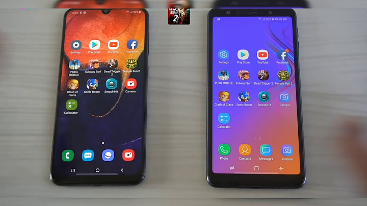 So sánh galaxy a7 và a50