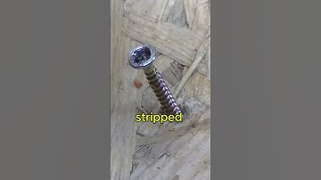 🤯How do you remove a stripped screw?🔩🛠️#lifehacks
