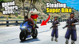 GTA 5: Shinchan Stealing Super Baike