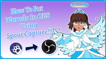 How To Put Warudo In OBS Using Spout Capture!!!