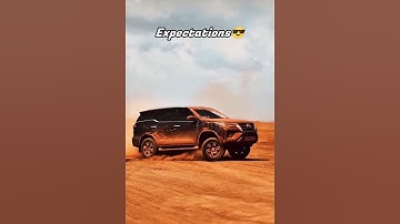 4tuner😎Expectations vs reality🤣🤯#trending #viral #fortuner #shorts #funny