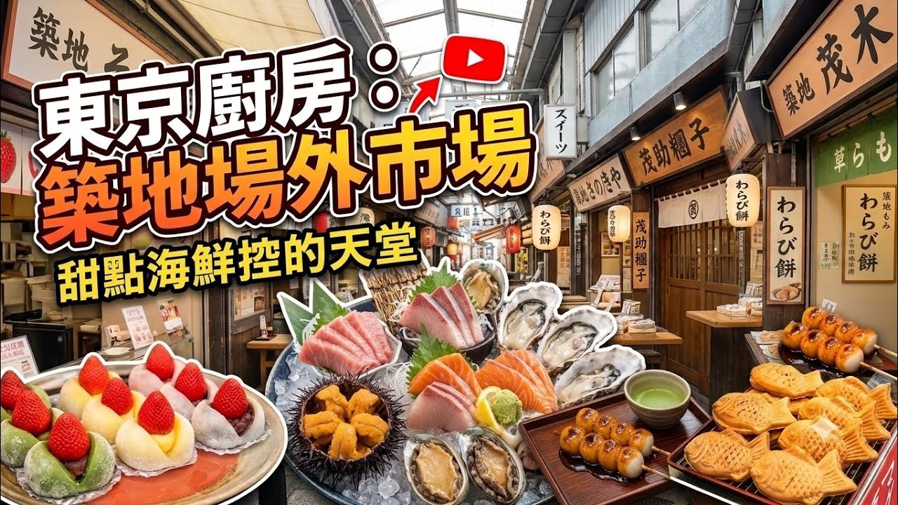 2026築地場外市場攻略：東京美食必訪！海鮮丼、壽司、玉子燒、必買伴手禮一次看