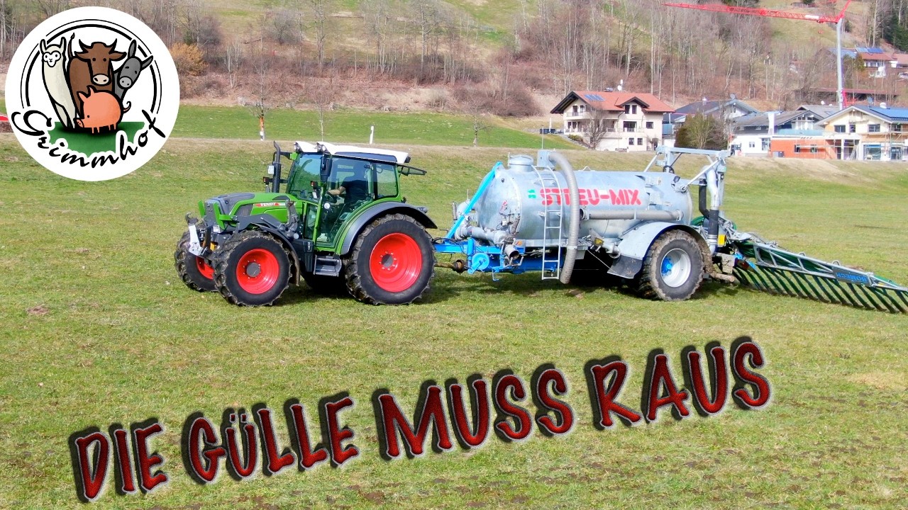 FarmVLOG#372 - 1. Güllefahren und das auch gleich mit Schläuchen