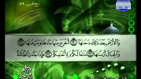 من سوره النبا الى سوره عبس الشيخ توفيق الصائغ
