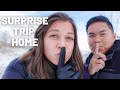 SURPRISING OUR FAMILIES FOR CHRISTMAS (Emotional reunion after 10 months of travel)