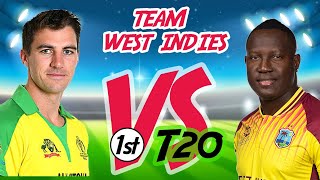 Aus vs WI 1st T20i // Team Windies Probable Playing XI