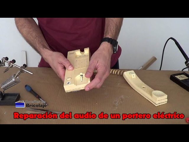 Control de timbre o zumbador de portero automático mediante interruptor.  Hazlo tu mismo. 046 