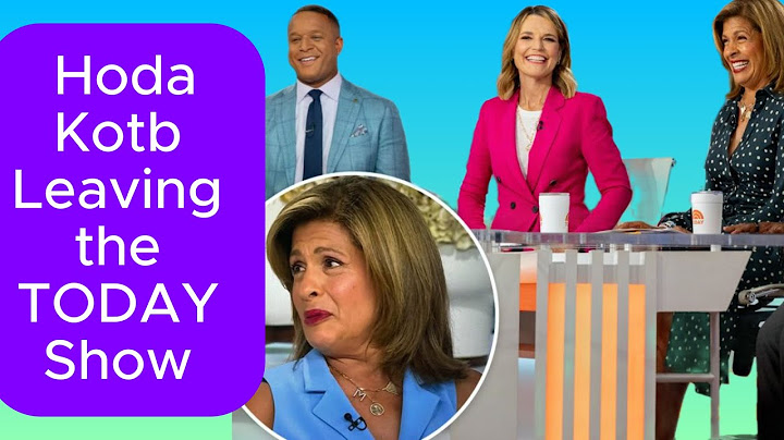 BREAKING: Hoda Kotb Announces She's Leaving the TODAY Show After Years On-Air!