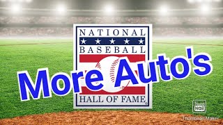 I Keep Adding Hall of Fame Autographs.... These are some Great Ones!!!
