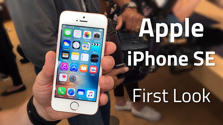 Apple iPhone SE First Look