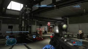 Halo Reach Beta: 1 Flag CTF on Powerhouse (Part One)