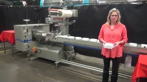 Doboy Model SK Mustang IV Automatic Horizontal 1-up Flow Thru Shrink Wrapper Demonstration