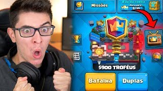 PASSEI DOS 5900 TROFÉUS E APARECI NA TV ROYALE!! Diário do Top 1