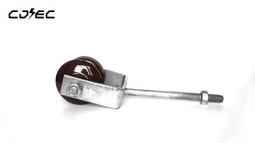 0.4kV shackle insulator with D-iron fittings