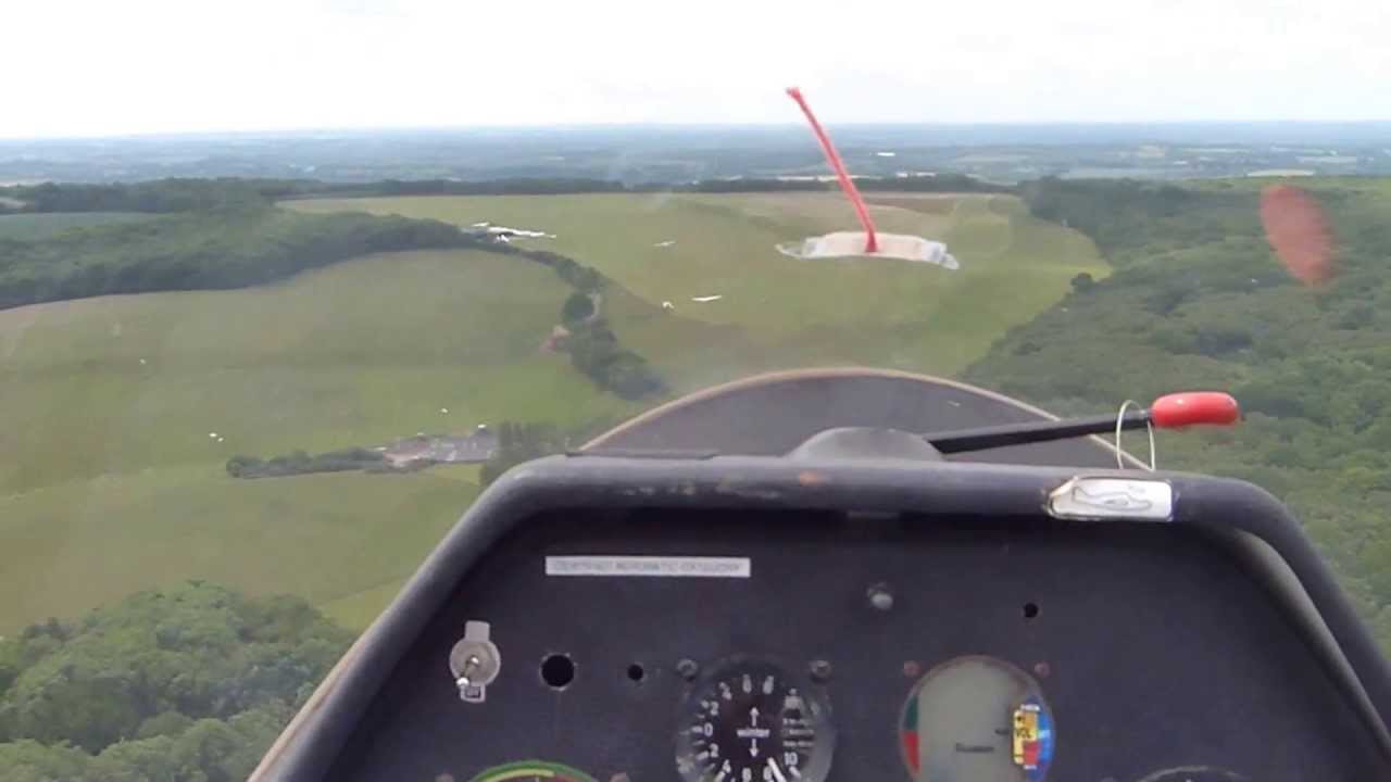Gliding in Kent landing from cockpit of ASK 21. YouTube