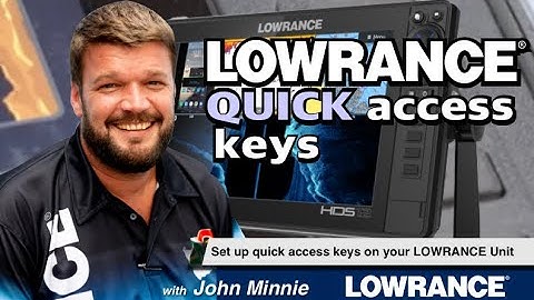 Lowrance Quick Access Keys with John Minnie @LowranceSouthAfrica